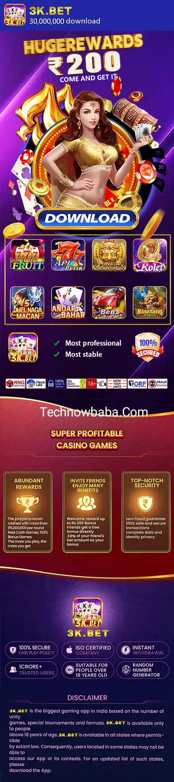 3K Bet App Download Tech Now Baba