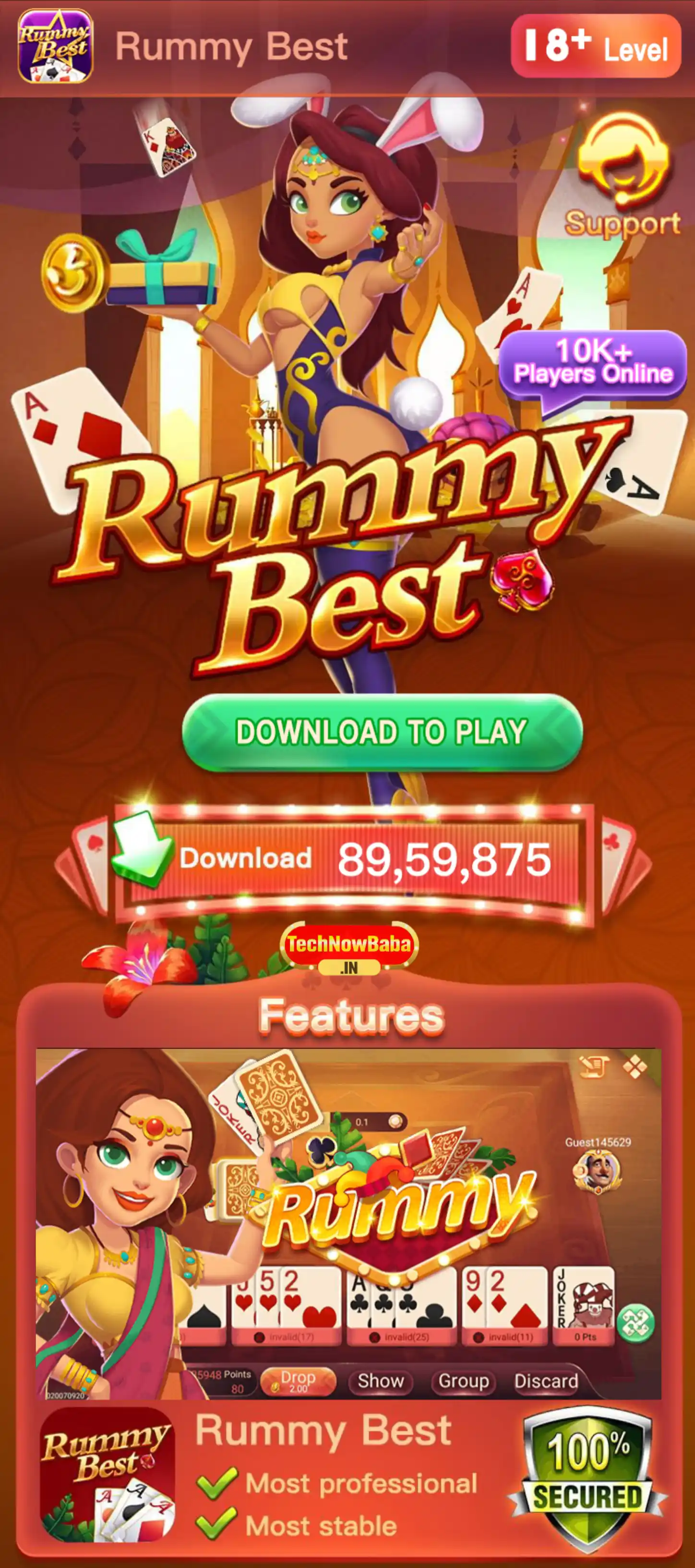 Rummy Best App Download TechNow Baba