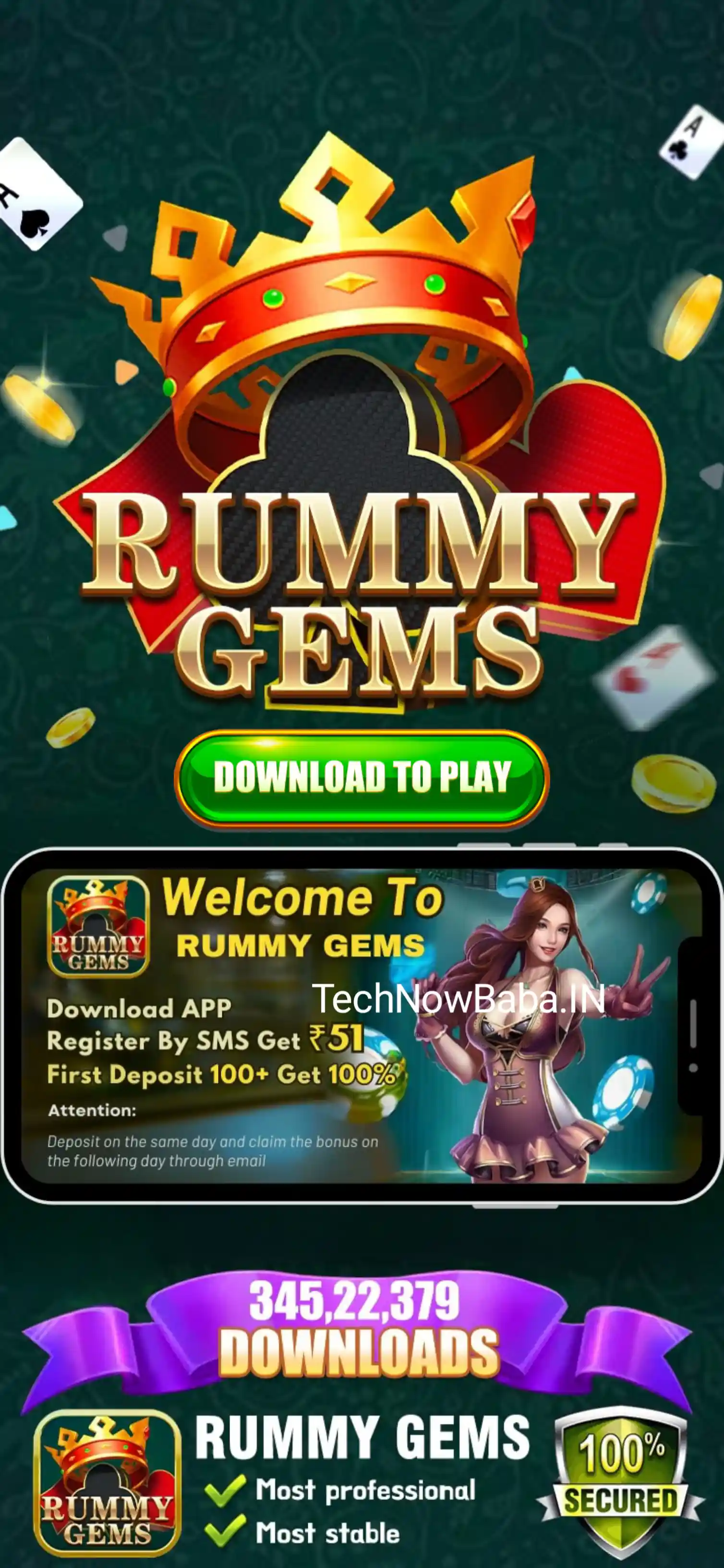 Rummy Gems App Download