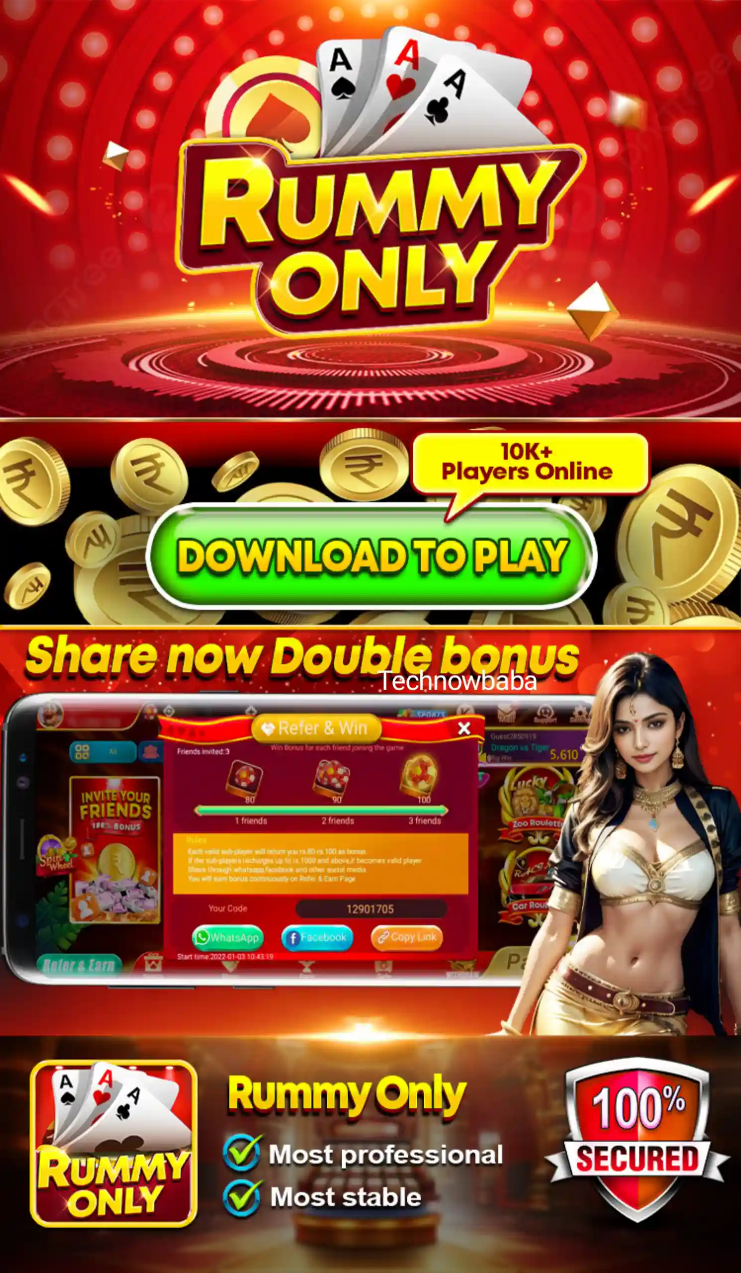 Rummy Only App TechNow Baba