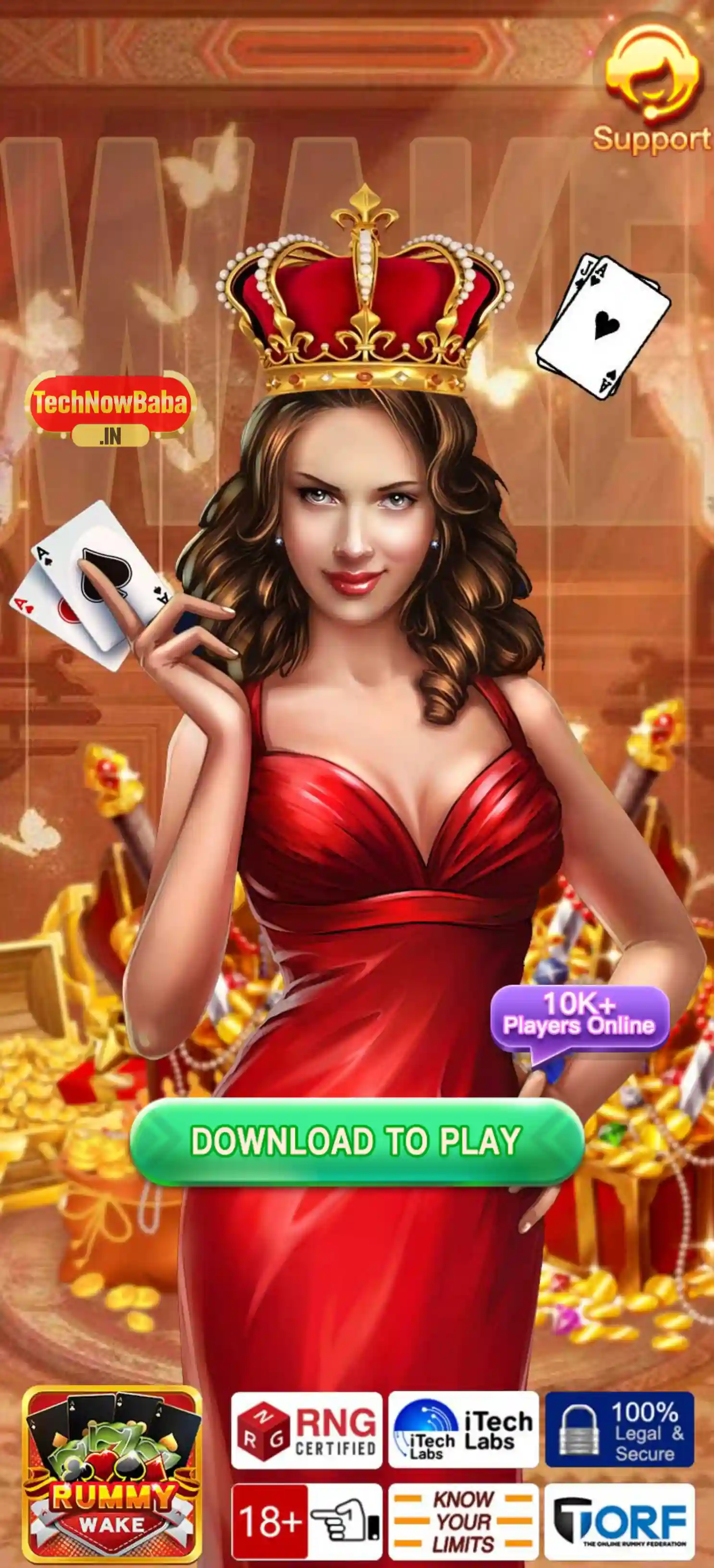 Rummy Wake App Download Tech Now Baba